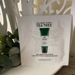The body shop tea tree 3/1 wash mask scrub SAMPLE